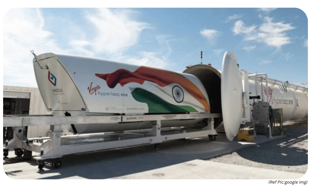 India's first Hyperloop test track unveiled by IIT Madras, showcasing futuristic transportation technology.